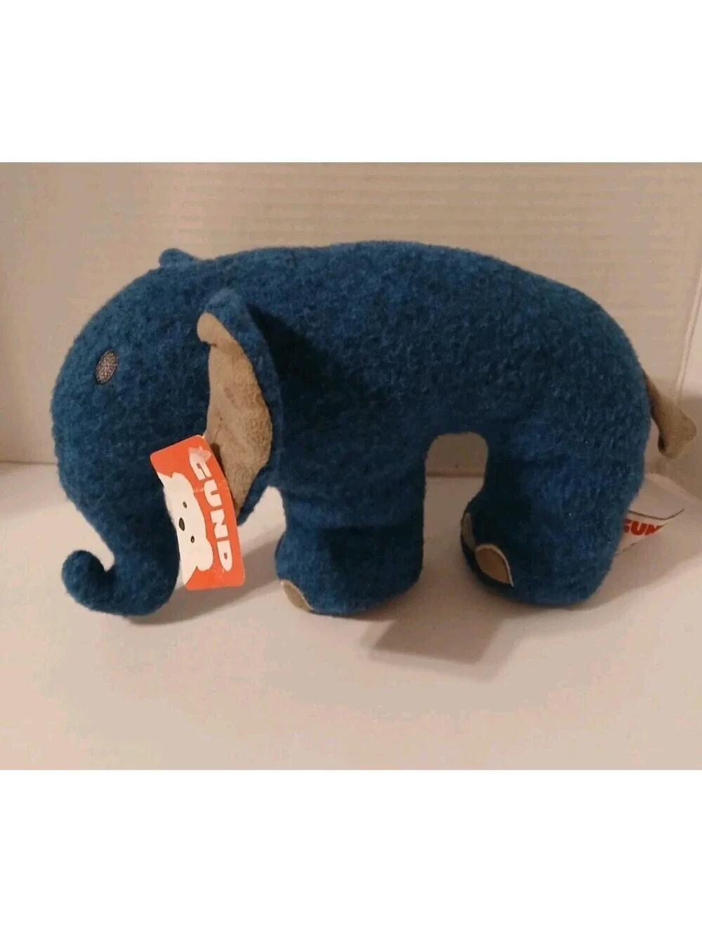 Kawaii Kimi Blue Elephant GUND Plush 4054193 Stuffed Animal Toy